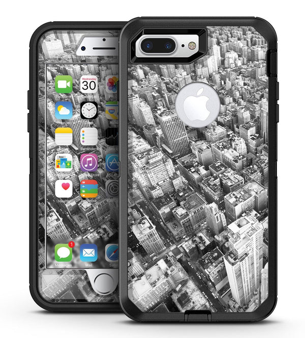 Aerial CityScape Black and White - iPhone 7 Plus/8 Plus OtterBox Case & Skin Kits