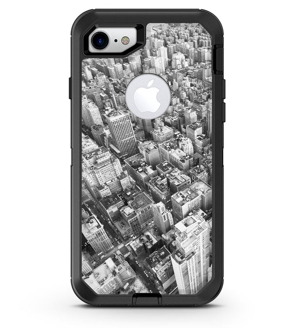 Aerial CityScape Black and White - iPhone 7 or 8 OtterBox Case & Skin Kits