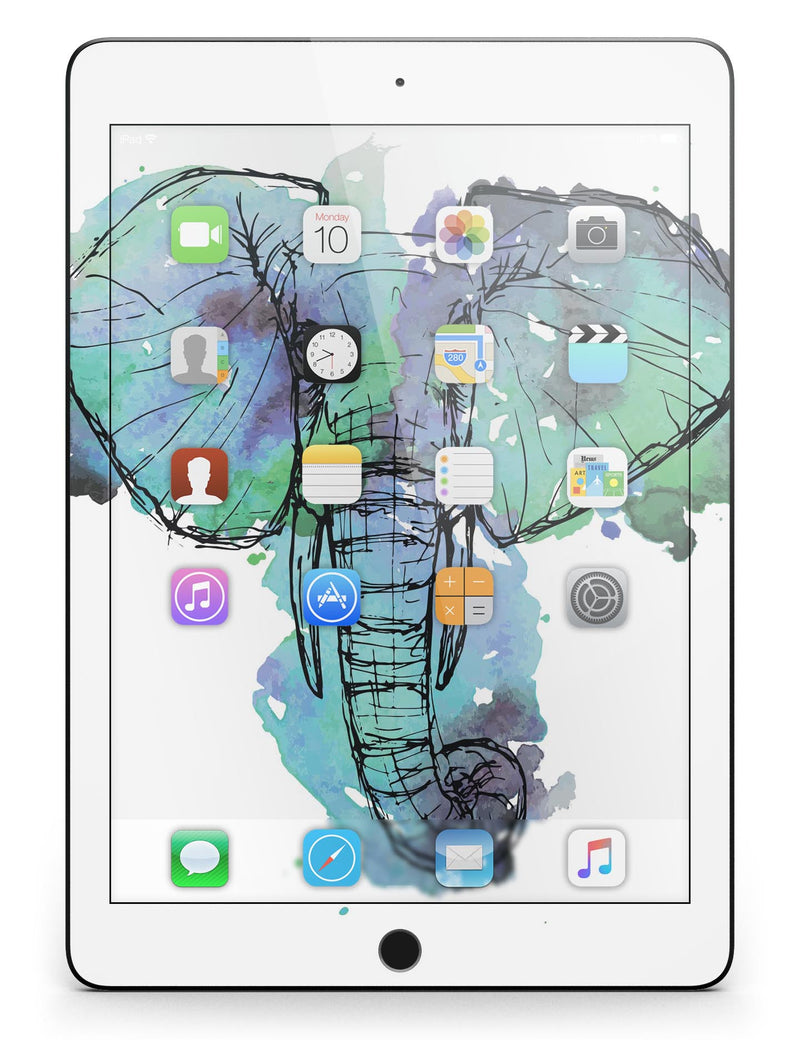 African Sketch Elephant - iPad Pro 97 - View 8.jpg