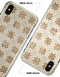 Aged Aqua Polygon Pattern - iPhone X Clipit Case