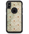 Aged Aqua SemiCircles with Polka Dots - iPhone X OtterBox Case & Skin Kits