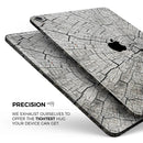 Aged Cracked Tree Stump Core - Full Body Skin Decal for the Apple iPad Pro 12.9", 11", 10.5", 9.7", Air or Mini (All Models Available)