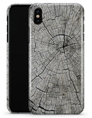Aged Cracked Tree Stump Core - iPhone X Clipit Case