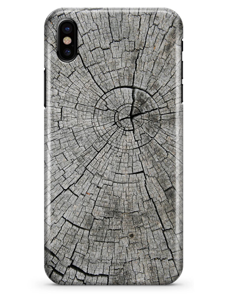 Aged Cracked Tree Stump Core - iPhone X Clipit Case
