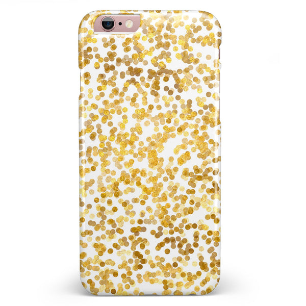 All Over Scattered Golden Micro Dots iPhone 6/6s or 6/6s Plus INK-Fuzed Case