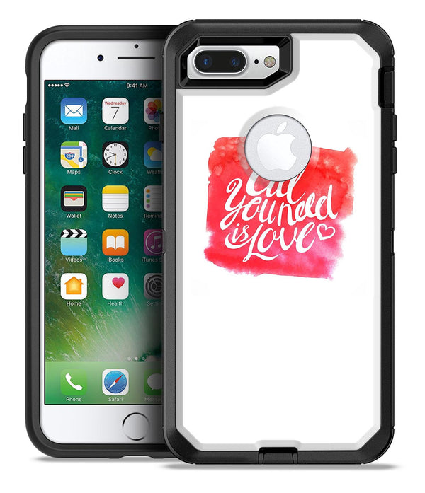 All You Need is Love - iPhone 7 or 7 Plus Commuter Case Skin Kit