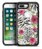 Animal Vibe Floral - iPhone 7 or 7 Plus Commuter Case Skin Kit