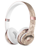 Antique Cocoa Rose Table Full-Body Skin Kit for the Beats by Dre Solo 3 Wireless Headphones