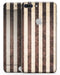 Antique Cocoa and Tan Vertical Stripes - Skin-kit for the iPhone 8 or 8 Plus