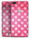 Antique Magenta and Pink Polkadotted Pattern - Skin-kit for the iPhone 8 or 8 Plus