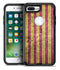 Antique Maroon and Mustard Vertical Stripes - iPhone 7 Plus/8 Plus OtterBox Case & Skin Kits