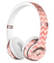 Antique Red Blush Chevron Pattern Full-Body Skin Kit for the Beats by Dre Solo 3 Wireless Headphones