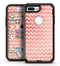 Antique Red Blush Chevron Pattern - iPhone 7 Plus/8 Plus OtterBox Case & Skin Kits
