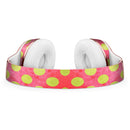 Antique Red and Yellow Polkadot Pattern Full-Body Skin Kit for the Beats by Dre Solo 3 Wireless Headphones