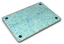 Aqua Damask v2 Watercolor Pattern - MacBook Air Skin Kit