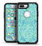 Aqua Damask v2 Watercolor Pattern - iPhone 7 Plus/8 Plus OtterBox Case & Skin Kits