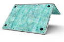 Aqua Watercolor Cross Hatch - MacBook Pro with Retina Display Full-Coverage Skin Kit