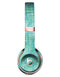 Aqua Watercolor Cross Hatch Full-Body Skin Kit for the Beats by Dre Solo 3 Wireless Headphones