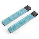 Aqua Watercolor Leopard Pattern - Premium Decal Protective Skin-Wrap Sticker compatible with the Juul Labs vaping device
