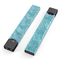 Aqua Watercolor Leopard Pattern - Premium Decal Protective Skin-Wrap Sticker compatible with the Juul Labs vaping device