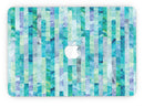 Aqua Watercolor Patchwork - MacBook Pro with Retina Display Full-Coverage Skin Kit