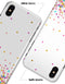 Ascending Multicolor Micro Dots - iPhone X Clipit Case