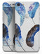 Azul Watercolor Feathers - Skin-kit for the iPhone 8 or 8 Plus