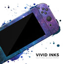 Azure Nebula - Skin Wrap Decal for Nintendo Switch Lite Console & Dock - 3DS XL - 2DS - Pro - DSi - Wii - Joy-Con Gaming Controller