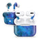 Azure Nebula - Full Body Skin Decal Wrap Kit for the Wireless Bluetooth Apple Airpods Pro, AirPods Gen 1 or Gen 2 with Wireless Charging