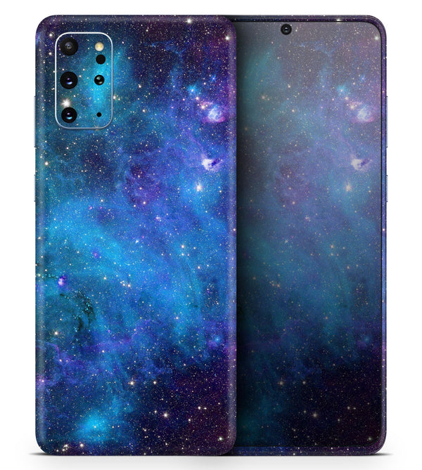 Azure Nebula - Full Body Skin Decal Wrap Kit for Samsung Galaxy Phones