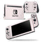 Baby Pink Vertical Stripes - Skin Wrap Decal for Nintendo Switch Lite Console & Dock - 3DS XL - 2DS - Pro - DSi - Wii - Joy-Con Gaming Controller