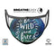 Be Wild and Free - Made in USA Mouth Cover Unisex Anti-Dust Cotton Blend Reusable & Washable Face Mask with Adjustable Sizing for Adult or Child