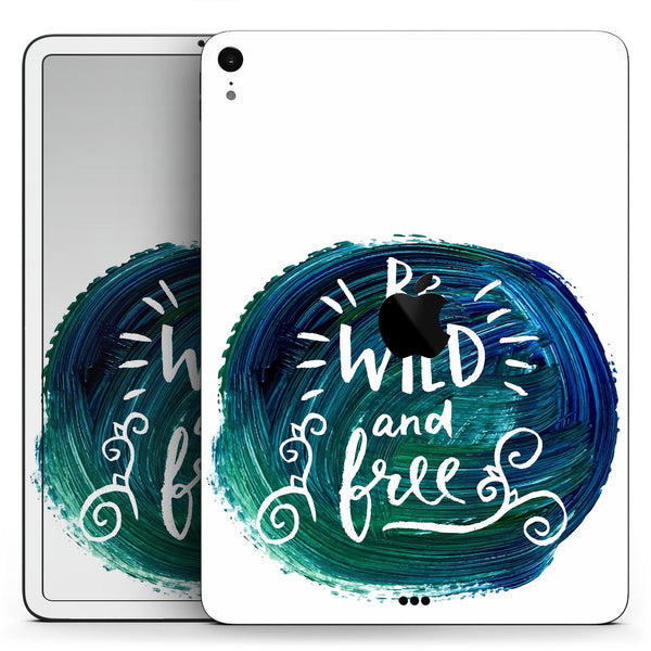 Be Wild and Free - Full Body Skin Decal for the Apple iPad Pro 12.9", 11", 10.5", 9.7", Air or Mini (All Models Available)