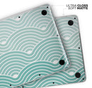 Beach Hotel Wallpaper Waves - Skin Decal Wrap Kit Compatible with the Apple MacBook Pro, Pro with Touch Bar or Air (11", 12", 13", 15" & 16" - All Versions Available)