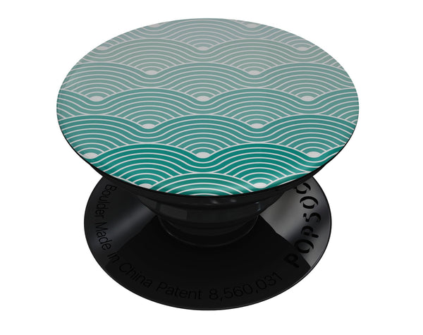 Beach Hotel Wallpaper Waves - Skin Kit for PopSockets and other Smartphone Extendable Grips & Stands