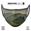 Beautiful Countryside - Made in USA Mouth Cover Unisex Anti-Dust Cotton Blend Reusable & Washable Face Mask with Adjustable Sizing for Adult or Child