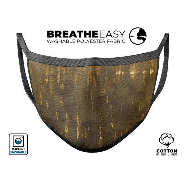 Beyond the Darkness a golden field - Made in USA Mouth Cover Unisex Anti-Dust Cotton Blend Reusable & Washable Face Mask with Adjustable Sizing for Adult or Child
