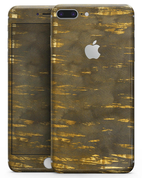 Beyond the Darkness a golden field - Skin-kit for the iPhone 8 or 8 Plus