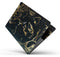 Black & Gold Marble Swirl V8 - Skin Decal Wrap Kit Compatible with the Apple MacBook Pro, Pro with Touch Bar or Air (11", 12", 13", 15" & 16" - All Versions Available)