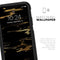 Black & Gold Marble Swirl V2 - Skin Kit for the iPhone OtterBox Cases