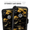 Black & Gold Marble Swirl V5 - Skin Kit for the iPhone OtterBox Cases