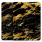 Black & Gold Marble Swirl V5 - Full Body Skin Decal for the Apple iPad Pro 12.9", 11", 10.5", 9.7", Air or Mini (All Models Available)