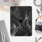 Black & Silver Marble Swirl V1 - Full Body Skin Decal for the Apple iPad Pro 12.9", 11", 10.5", 9.7", Air or Mini (All Models Available)