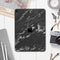 Black & Silver Marble Swirl V3 - Full Body Skin Decal for the Apple iPad Pro 12.9", 11", 10.5", 9.7", Air or Mini (All Models Available)