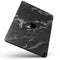 Black & Silver Marble Swirl V3 - Full Body Skin Decal for the Apple iPad Pro 12.9", 11", 10.5", 9.7", Air or Mini (All Models Available)