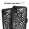 Black & White Paisley Pattern V1 - Skin Kit for the iPhone OtterBox Cases