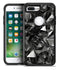 Black 3D Diamond Surface - iPhone 7 or 7 Plus Commuter Case Skin Kit