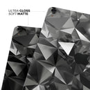 Black 3D Diamond Surface - Full Body Skin Decal for the Apple iPad Pro 12.9", 11", 10.5", 9.7", Air or Mini (All Models Available)