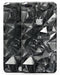 Black 3D Diamond Surface - Skin-kit for the iPhone 8 or 8 Plus