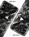 Black 3D Diamond Surface - iPhone X Clipit Case